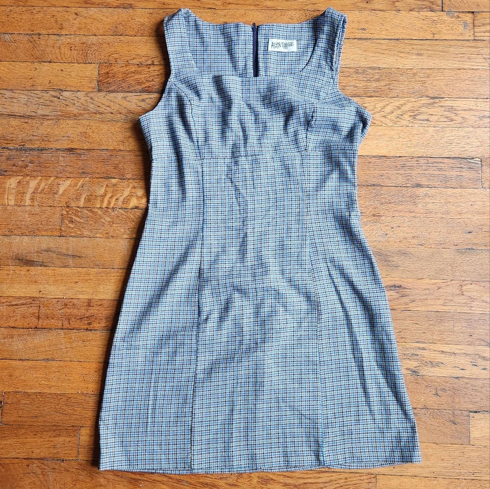 90s plaid dress